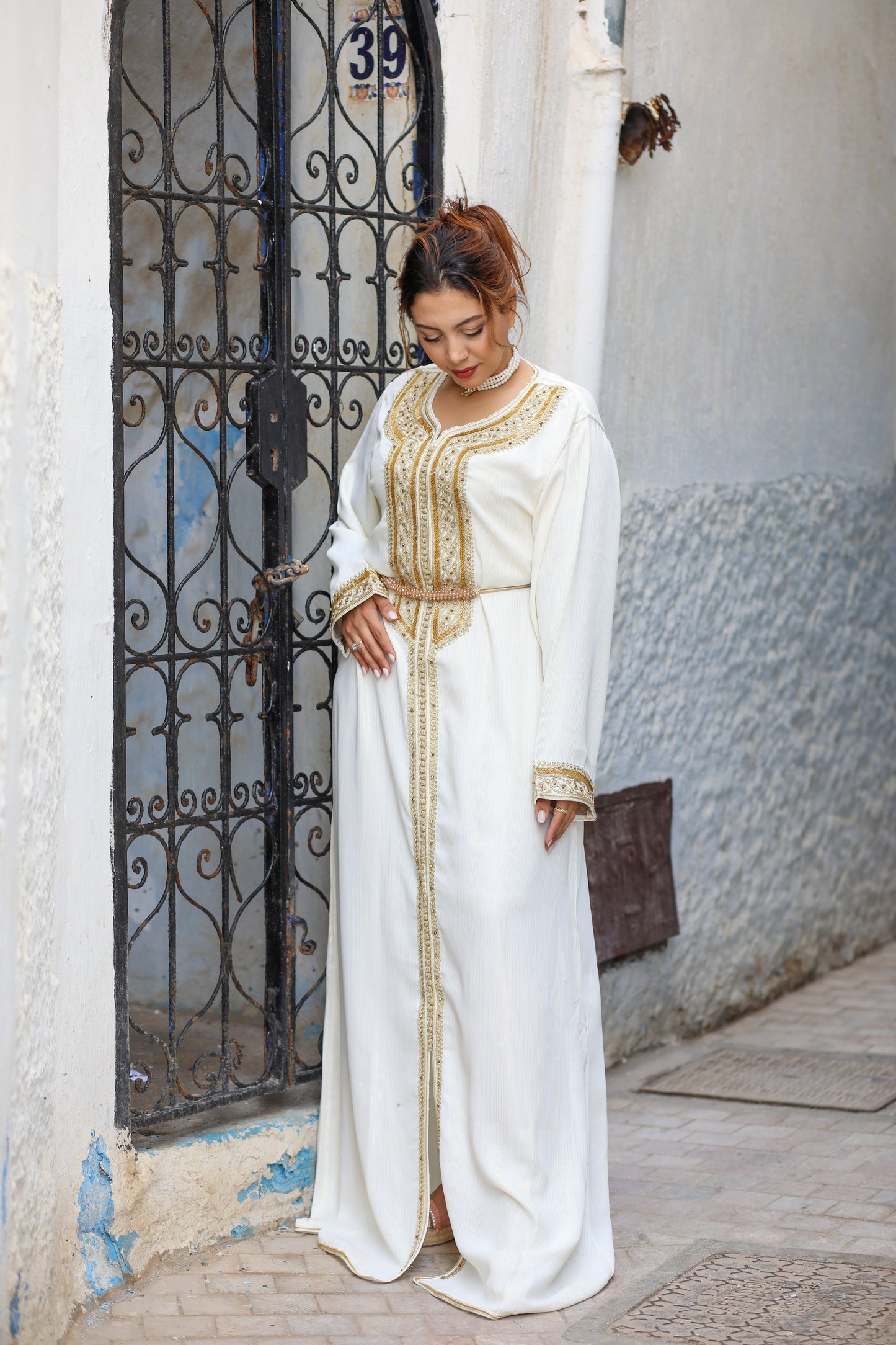 Caftan Sahara blanc