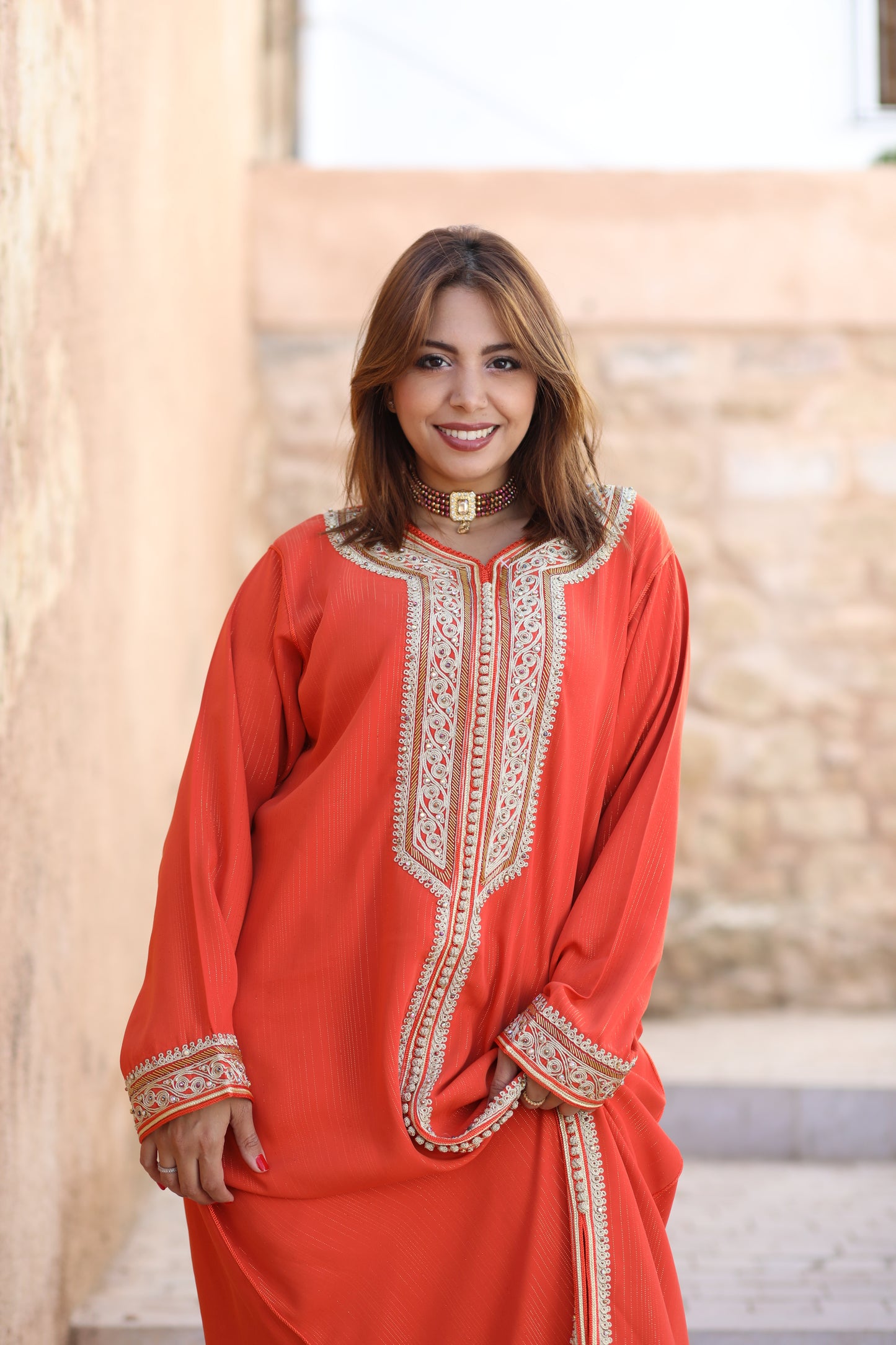 قفطان الصحراء البرتقالية