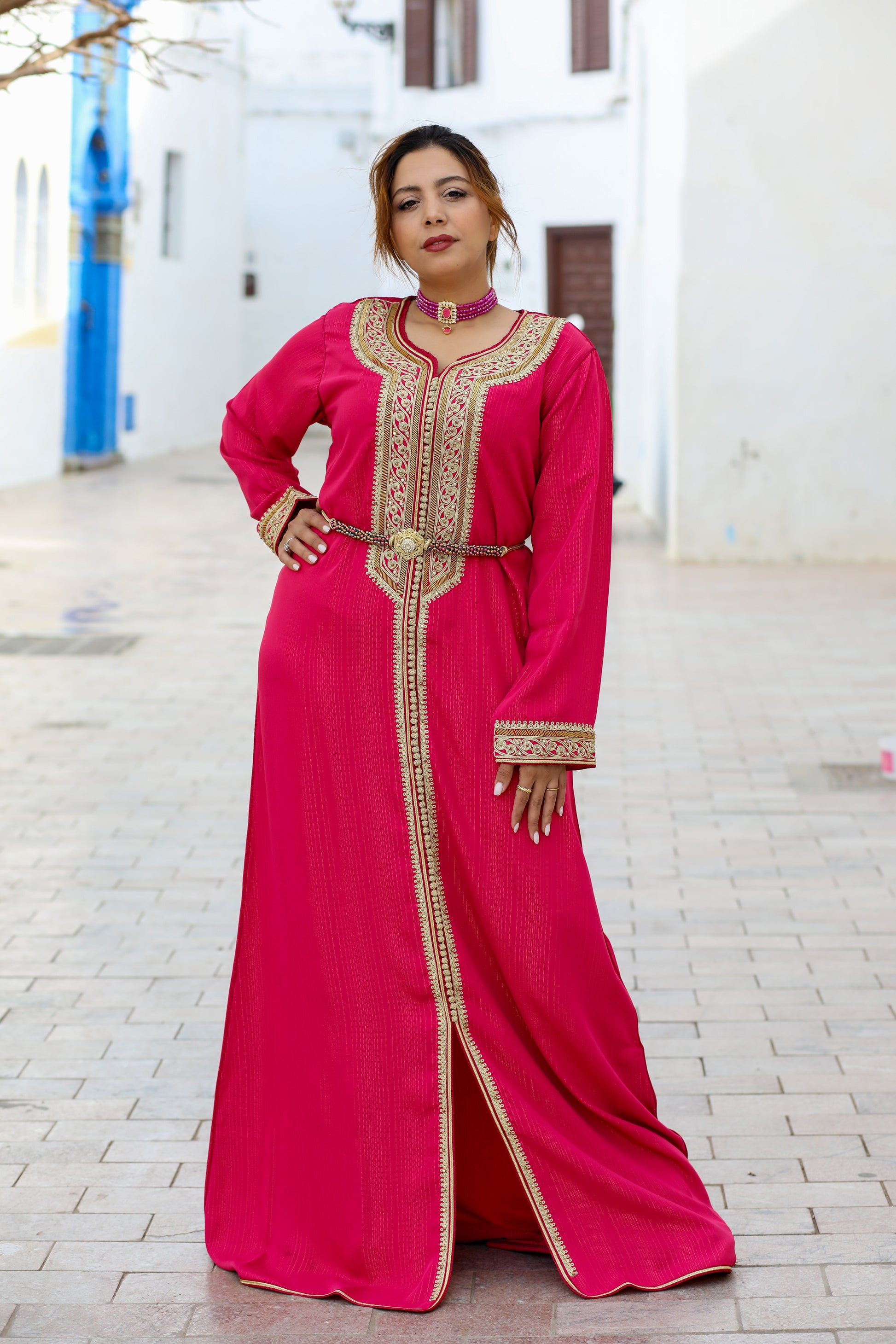 pink moroccan dress 12 Best Pink Moroccan Caftan ideas
