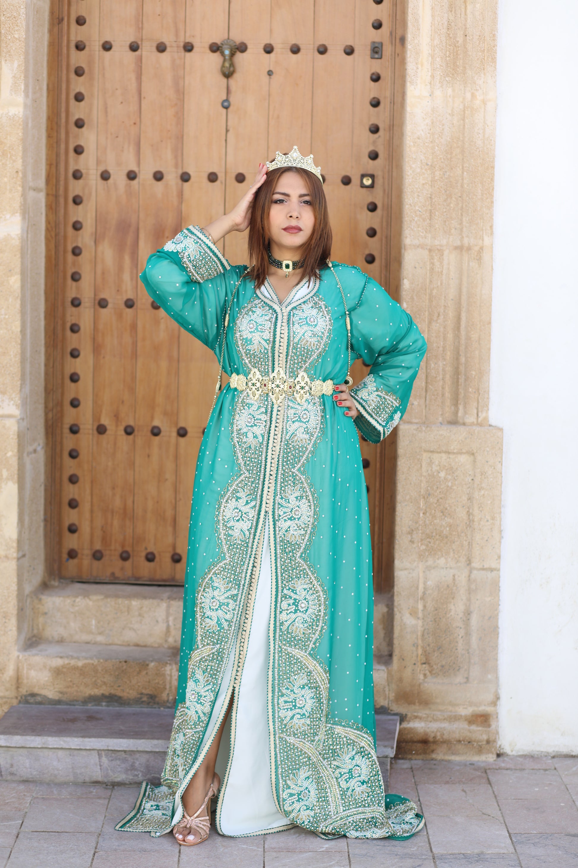 Kaftan Takchita Caftan 2019 Simple Pour Jeune Fille Tarz El Fassi Moroccan Wedding Takchita Traditional Embroidered Kaftan Takchita Caftan 2019 Simple Pour Jeune Fille Tarz El Fassi Moroccan Wedding Takchita Traditional Embroidered